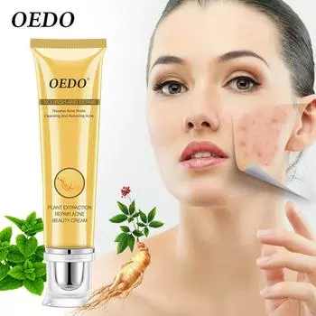 OEDO Экстракт растений, восстанавливающий крем от прыщей, экстракт женьшеня Scutellariae, уход за лицом, лечение акне, уход за кожей, отбеливающий крем для лица, 20 г