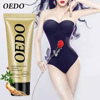 OEDO Крем для похудения с гиалуроновой кислотой и женьшенем Уменьшает целлюлит Похудение Сжигание жира Здоровье Крем для ухода за телом Горячий крем Крем от целлюлита