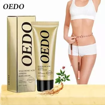 OEDO Крем для похудения с гиалуроновой кислотой и женьшенем Уменьшает целлюлит Похудение Сжигание жира Здоровье Крем для ухода за телом Горячий крем Крем от целлюлита
