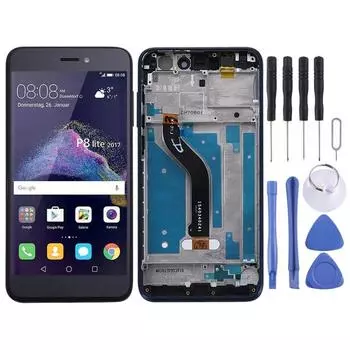 OEM LCD экран для Huawei P8 Lite Digitizer полная сборка с рамкой чёрный