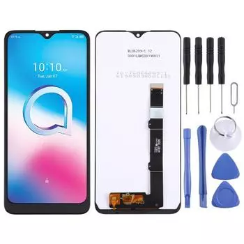 OEM ЖК-экран для Alcatel 3L 2020 5029 5029Y 5029E 5029D с дигитайзером в полной сборке (черный) чёрный