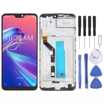 OEM ЖК-экран для Asus Zenfone Max Pro (M2) ZB631KL Дигитайзер в сборе с рамкой чёрный