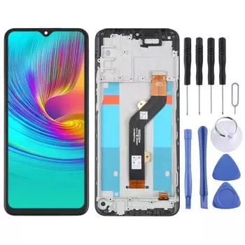 OEM ЖК-экран для дигитайзера infinix Hot 9 Play X680 в полной сборке с рамкой For infinix Hot 9 Play X680