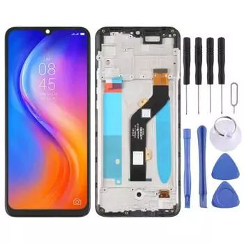 OEM ЖК-экран для дигитайзера Tecno Spark 5 Air KD6a в полной сборке с рамкой For Tecno Spark 5 Air KD6a