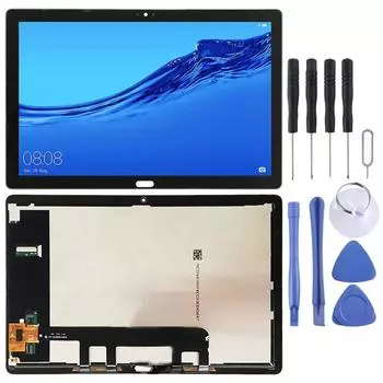 OEM ЖК-экран для Huawei MediaPad M5 Lite 10 BAH2-W19 BAH2-L09 с дигитайзером в полной сборке(черный) чёрный