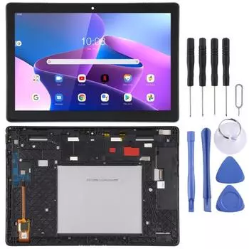 OEM ЖК-экран для Lenovo Tab M10 HD TB-X505L TB-X505 TB-X505F дигитайзер в сборе с рамкой (черный) чёрный