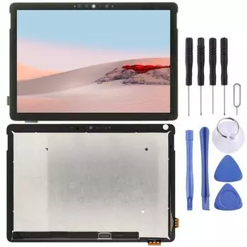 OEM ЖК-экран для Microsoft Surface Go 2 10,5 дюймов 1901 1906 1926 1927 с дигитайзером в полной сборке (черный) чёрный