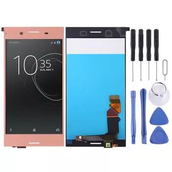 OEM ЖК-экран для Sony Xperia XZ Premium с дигитайзером в полной сборке розовый