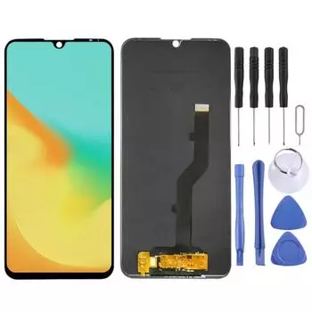OEM ЖК-экран для ZTE Blade A7 2019 2019RU P963F02 с дигитайзером в полной сборке (черный) чёрный