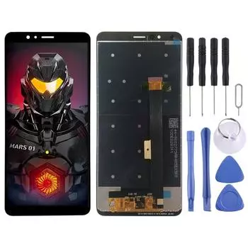 OEM ЖК-экран для ZTE Nubia Red Magic Mars NX619J с дигитайзером в полной сборке (черный) чёрный