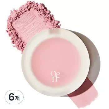 Oenir Muted Blusher 5g, 01 Cotton, 6 pcs.