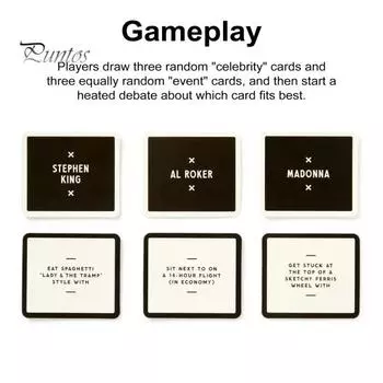 of All The People Социальная игра для вечеринок с 450+ картами Карточная игра для взрослых Семейная настольная игра для 2+ игроков чёрный