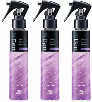of Ban Shower Soap 120ml x 3 [Set 3] Deodorant, Scent, (Quasi-drug)