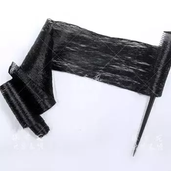 of China Wig Band Hair Gel Hair-Styling Hair Piece Hair Curlers Performance Style Retro Seaweed Roll Photo Studio Vintage Costume Wig Hair Ring Received is like this