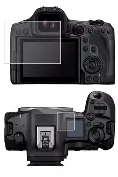 of ClearView for Canon EOS R5 Mark II hardness 9H LCD protective film High hardness 9H film Made in Japan [Set 2] [High anti-glare type]