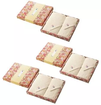 of Imabari Towel Gift Set Set Moving Greeting Small Comes with 3 you very stickers that can be used for moving Packaged in a certain Japanese Plain бежевый