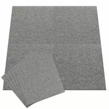 of Iris Plaza Tile Carpet Flame Retardant Gray 50 x 50cm [Set 20] TKP-PP50 серый