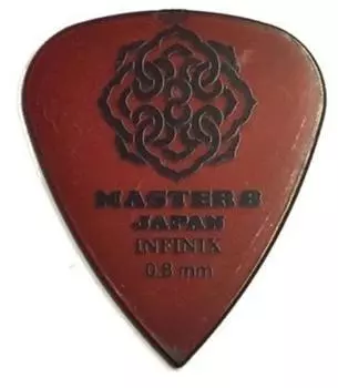 of MASTER8 JAPAN INFINIX Teardrop Guitar Pick [Set 20] 0.8mm [IF-TD080] коричневый