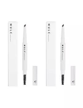 of MULC Eyebrow Pencil Dark Brown Eyebrow Eyebrow Eyebrow Eyebrow Pencil [Set 2] Men s Men s Men s 0.26g… темно-коричневого