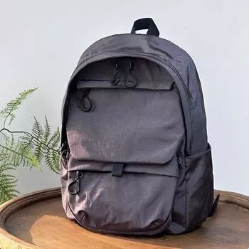 of Multi-Purpose! The Whole Set of Two Packs! Genuine Goods Lightweight Backpack Men s and Women s School Bag Travel Waterproof Backpack Mummy Bag Gray Medium