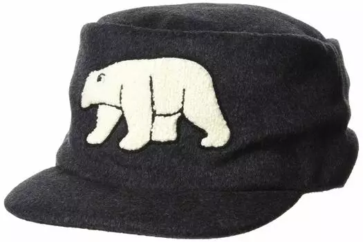 of Polar Bear Cap THE ANIMAL CAP BE Charcoal Gray Japan FREE [Sense Grace] (FREE Size)