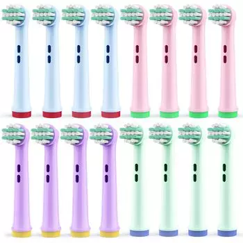 Ofashu Brown Oral B совместимая электрическая зубная щетка сменная щетка для детей мягкая совместимая сменная щетка удаление зубного налета везде