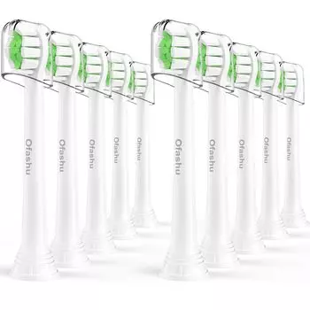 Ofashu Сменная щетка Mini Compact Philips Sonicare Электрическая зубная щетка Сменная щетка Совместимая с Diamond Clean Premium Brush Head Mini