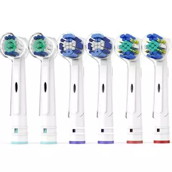 Ofashu совместимая электрическая зубная щетка Braun сменная щетка щетка содержит 3 6 штук Oral-B многофункциональные типы,
