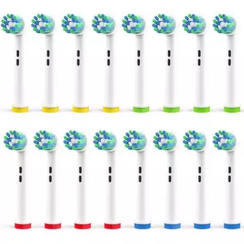 Ofashu совместимая сменная щетка для электрической зубной щетки Braun Oral B совместимая сменная щетка для зубной щетки Braun Oral B EB50 мягкая