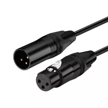 OFC XLR Audio Cable 3 Pin XLR Audio Line Guitar Mic Speaker Amplifiers Extension Cable XLR 0.5m