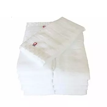 OFF Imabari Полотенце Shiro Kirari Роскошное полотенце для лица Сделано в Японии Набор из 10 небольших предметов Подарочные поздравления Новые поздравления Полотенце Сделано в Японии Белое Новогоднее серебряный