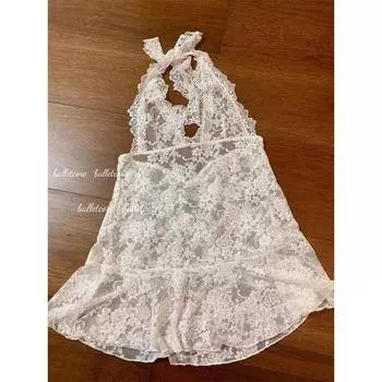 off-Shoulder Sweet and Spicy Early Autumn Bandage Dress Black Two-piece Set Embroider Base Lace L
