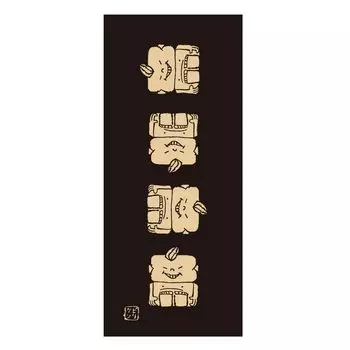 Off Stylish Tenugui Hand Made in Billiken Eight Hour 35 x 90 03461 Weekend-Only 300 Coupon! Towel, Ch-dyed, 100% Cotton, Japan, Design,