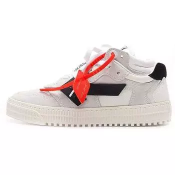 Off-White 3.0 Low White Black Women Sneakers OWIA181R20D801110110 36