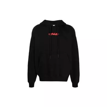 Off-White Arrow On Canvas Толстовка для скейтбординга, черные/разноцветные мужские топы OMBB085F21FLE0121084 XS