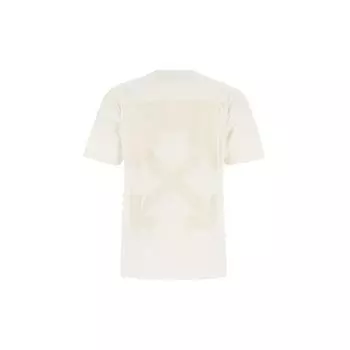 Off-White Arrow Print Short Sleeve T-Shirt Women Tops White OWAA049E19F290960101 M