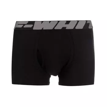 Off-White Боксеры с логотипом на поясе (3 шт.) Меланжевые серые мужские брюки OMUA001C99FAB0011008 S