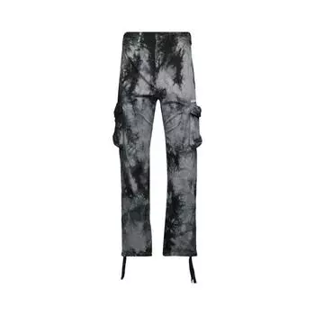 Off-White Брюки-карго Bounce Tie Dye Ripstop теплые серые мужские OMCF032F22FAB0010701 S