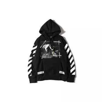 Off-White Dissolve Religion Hoodie Мужские топы черные OMBB003S160030061088 XS