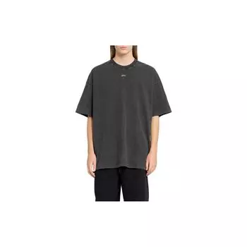 Off-White Футболка из хлопка с принтом «Живопись Караваджо», черная, мужская, уличная, OMAA161F23JER0111077 M