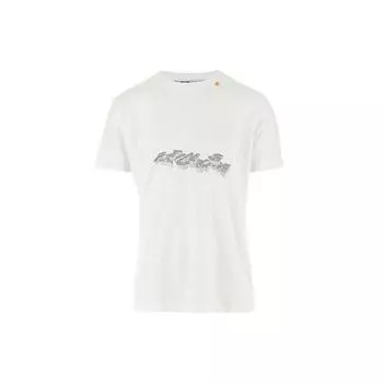 Off-White Футболка с круглым вырезом с 3D-логотипом SS21 Мужские топы Белый OWOMAA027R20185010 L