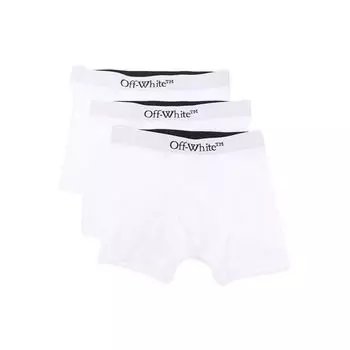 Off-White FW21 Logo Boxer Briefs 3-Pack Men underwear White OMUA001F21FAB0010110 L