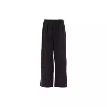 Off-White FW22 Сплошной цвет с вышитым логотипом Широкие повседневные брюки Мужские брюки Черные OMCA241F22FAB0011010