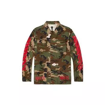 Off-White Камуфляжная куртка с лямками Мужская верхняя одежда OMEA008F150390439920 XS
