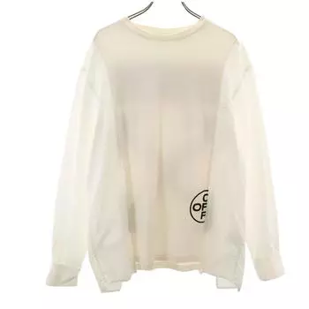 OFF-WHITE made in Italy Long sleeve Cut M white Men s Used