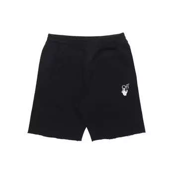 Off-White Маркерные спортивные шорты черные/фуксия Мужские штаны OMCI006R21FLE0021032 XS