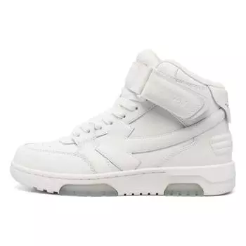 Off-White Out of Office Mid White 2024 женские кроссовки OWIA275C99LEA002-0101 41