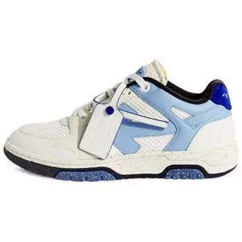 Off-White Out of Office Slim White Light Blue Men Sneakers OMIA243F23LEA0010140 41
