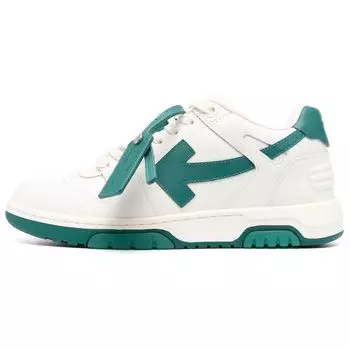 Off-White Out of Office White Green Men Sneakers OMIA189F22LEA001-0155 39