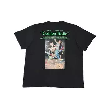 OFF-WHITE Oversized Fit Pascal Painting Футболка черная/разноцветная мужская уличная одежда OMAA038R201850141088 XXS